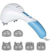 cotsoco Handheld Neck Back Massager - Double Head Electric Full Body Massager - Deep Tissue Percu...