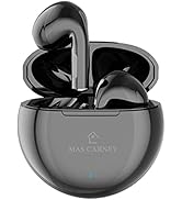 MAS CARNEY M2 True Wireless Earbuds Bluetooth 5.3 Headphones Touch Control with Wireless Charging...