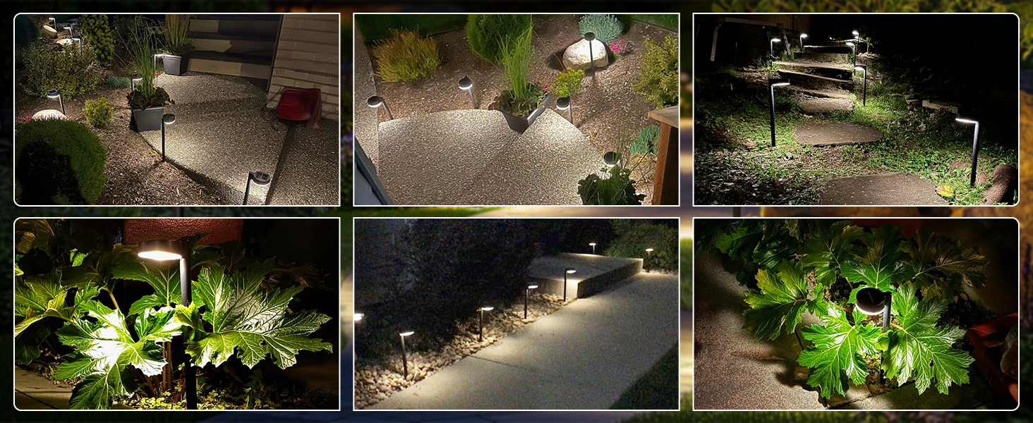 solar powered pathway lights