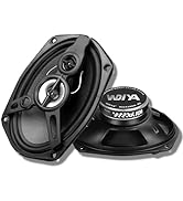 WDiYA 6 * 9-Inch Car Coaxial Speaker 3-Way Full Frequency High Fidelity Audio 300W Peak Power 4 O...