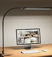 SKYLEO Desk Lamp - Desk Light for 33.5" Tall - Flexible Gooseneck - 5 Color Modes X 11 Brightness...