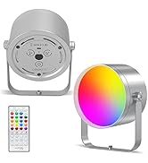 LUXCEO RGB LED Video Light, 10W Video Lighting with Remote Control, Dimmable Photography Light wi...
