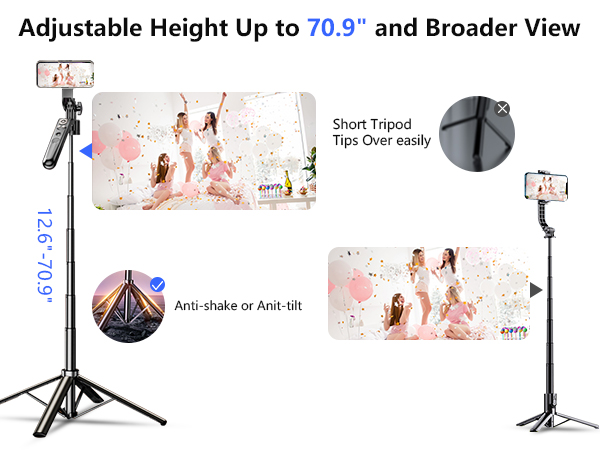 phone tripod with light