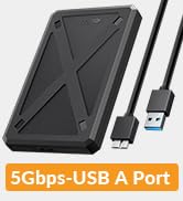 iDsonix 2.5 inch Hard Drive Enclosure USB 3.0 to SATA III Tool-Free External Hard Drive Enclosure...