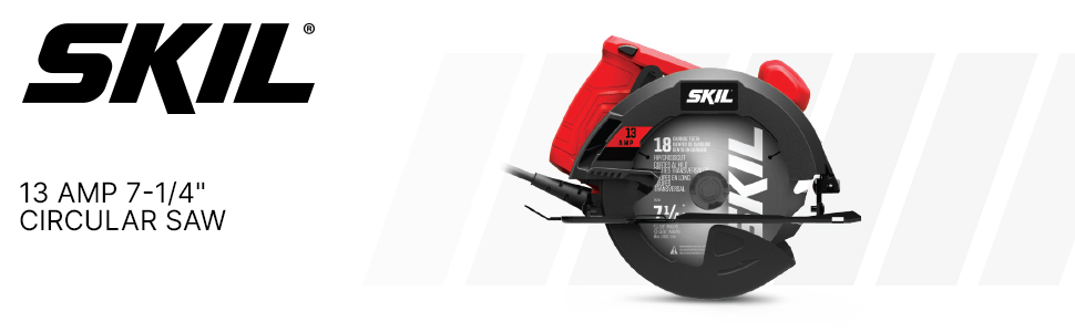 Skil 10 Amp Circular saw on white background