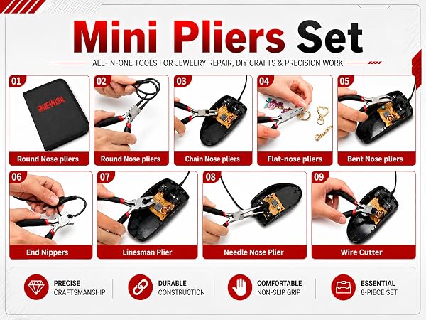 Mini Pliers Set