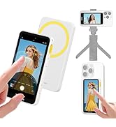 Newmowa Touchscreen Phone Vlog Selfie Monitor Screen, Magnetic Wireless Back Camera Selfie Monito...