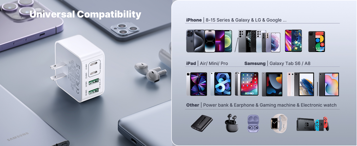 40w phone charger block