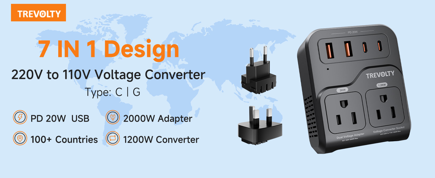 220V to 110V Voltage Converter