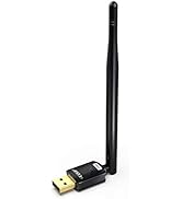 EDUP USB WiFi Adapter for PC, Wireless Network Adapter 150Mbps, High Gain 6dBi Antenna Support De...
