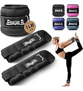 BAGAIL Ankle and Wrist Weights for Women &amp; Men, 1 Pair 1/2/4/6/8/10 LBS Leg Weight with Sleek Des...