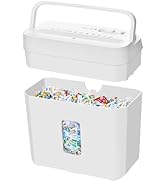 VidaTeco 6-Sheet Paper Shredder Cross-Cut Shredder with US Patented Cutter,Paper Shredding Machin...