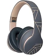 PowerLocus Wireless Bluetooth Headphones, Over Ear Headphones with Microphone, 50H Playtime, HiFi...
