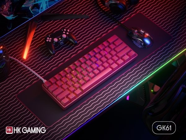 hk gaming gk61v3 v3 gk61 gaming optical keyboard mechanical hotswap fastest clavier tastatur teclado