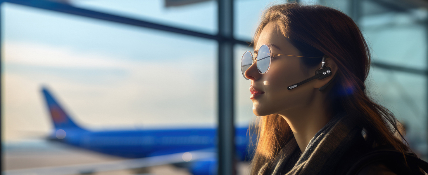 This M-ONE Bluetooth headset is easy to carry