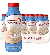 Premier Protein Shake, Vanilla, 30g Protein, No Added Sugar, 24 Vitamins &amp; Minerals to Support Im...