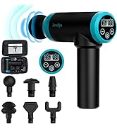 Muscle Massage Gun for Athletes - Handheld Percussion Massage Gun, Deep Tissue massagers for neck...
