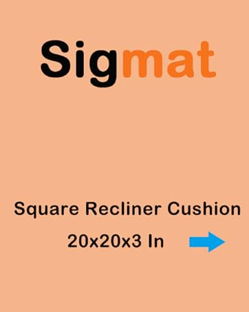 square recliner cushion 20x20x3