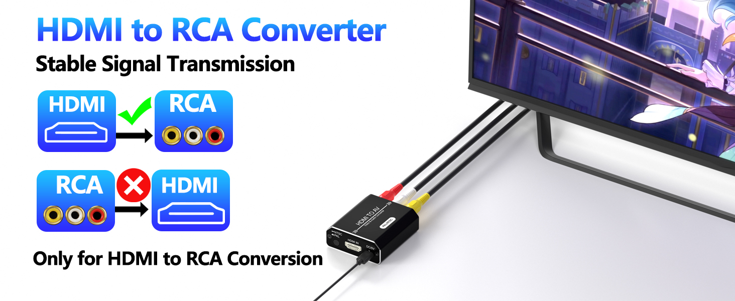 HDMI to AV Converter