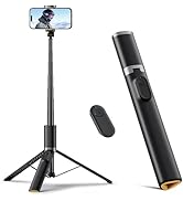 TODI 63" Phone Tripod, Tripod for iPhone & Portable Selfie Stick Tripod with Remote, Phone Tripod...