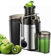 Juicer Machine, HOUSNAT Centrifugal Juicer,Extractor Max Power 800W Juice, 65MM Chute for Whole F...