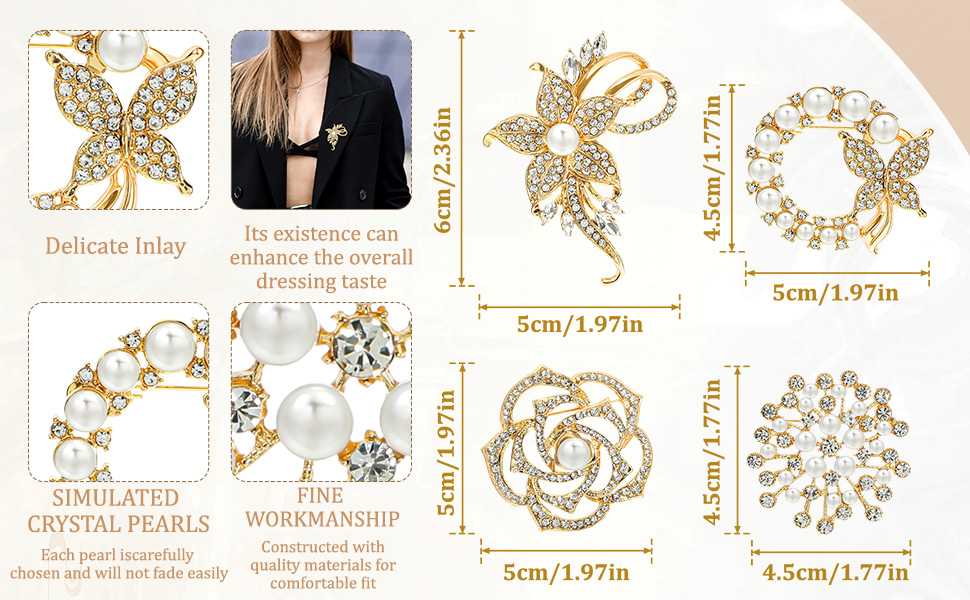 Brooches and Pins for Women