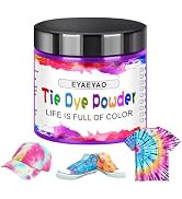 Tie Dye Powder - Purple Fabric Dyes for Clothing, Permanent Non-Toxic for Large Groups Kids Adult...