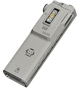 RovyVon E60 Mao Marble 1500 Lumens 3-in-1 Flat EDC Flashlight, Class 3R Green Beam and 365nm Ligh...