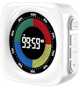 MeesMeek Visual Timer for Kids &amp; Adults, 99 Min Digital Visual Countdown Timer with Progress Bar,...