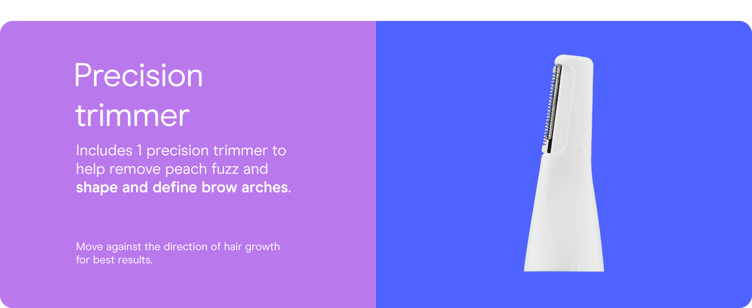 Conair Nose hair trimmer women eyebrow ear facial personal comb rounded compact convenient