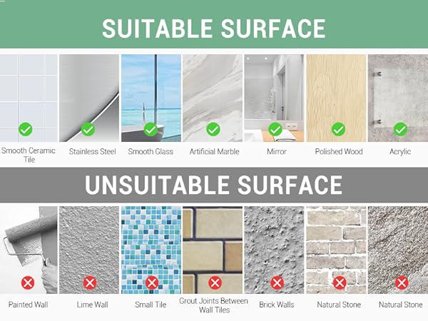 suitable surface