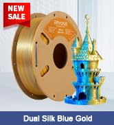 Dual Silk Blue Gold