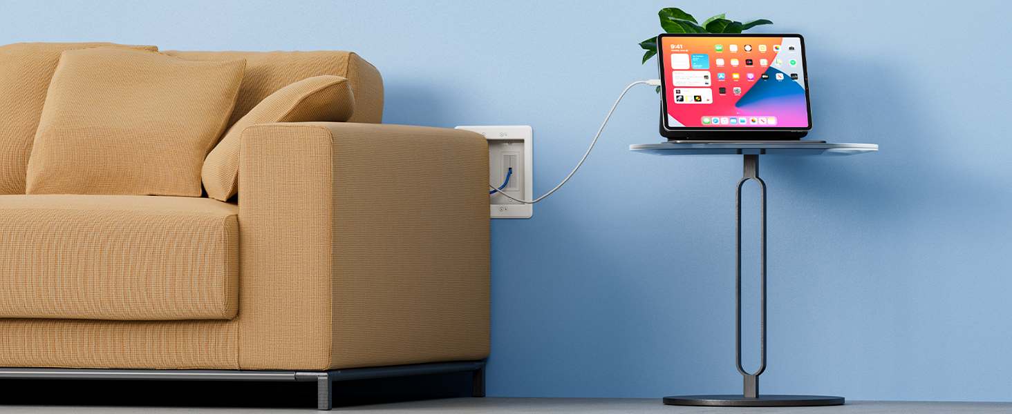 recessed electrical outlet