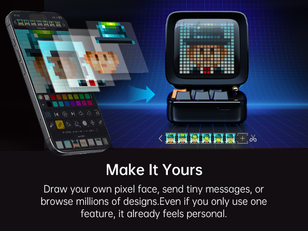 divoom pixel art bluetooth speaker