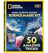 NATIONAL GEOGRAPHIC Science Magic Kit – Science Kit for Kids with 50 Unique Experiments and Magic...