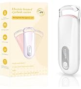 Heated Eyelash Curler - 24-Hour Lasting Curl,Safe and Anti Scald Heated lash Curler,Mini Eyelash ...