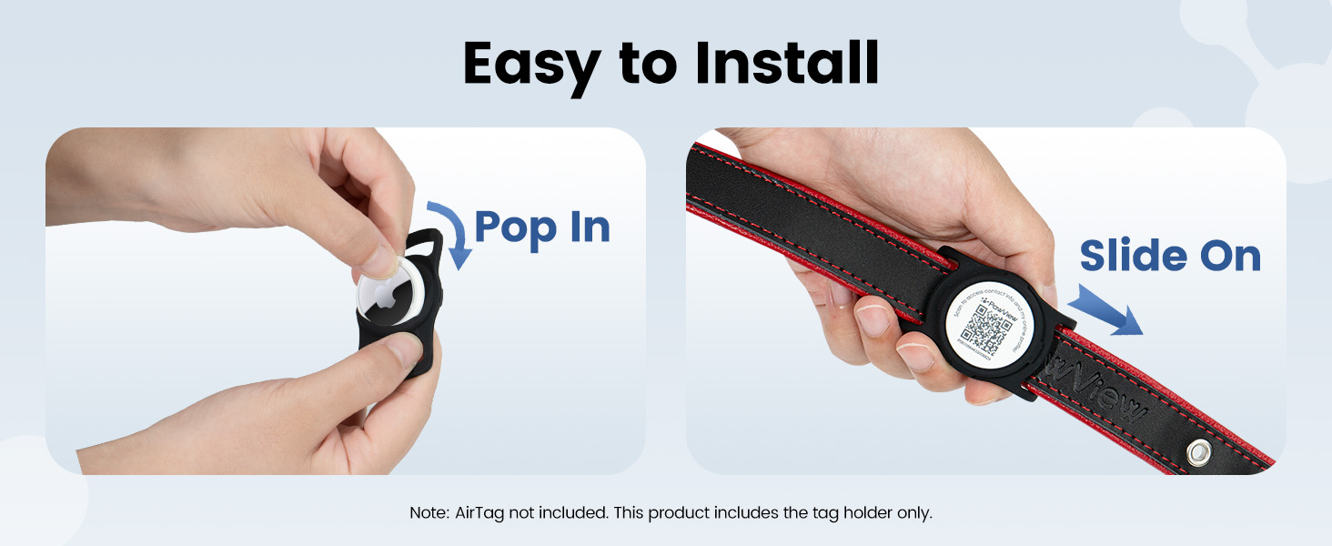 airtag holder for dog collar