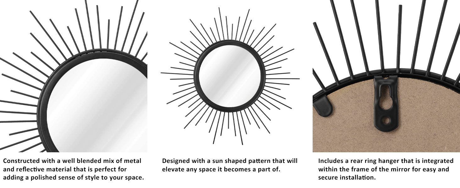 Round Art Wall Mirrors
