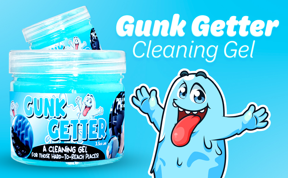 Gunk Getter, Cleaning Gel for Those Hard to Reach Places, Automotive Cup Holder