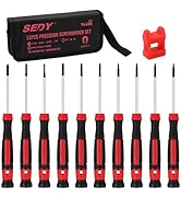 11-Piece Precision Screwdriver Set - Magnetic Mini Screwdrivers for Eyeglasses, Watches, Computer...