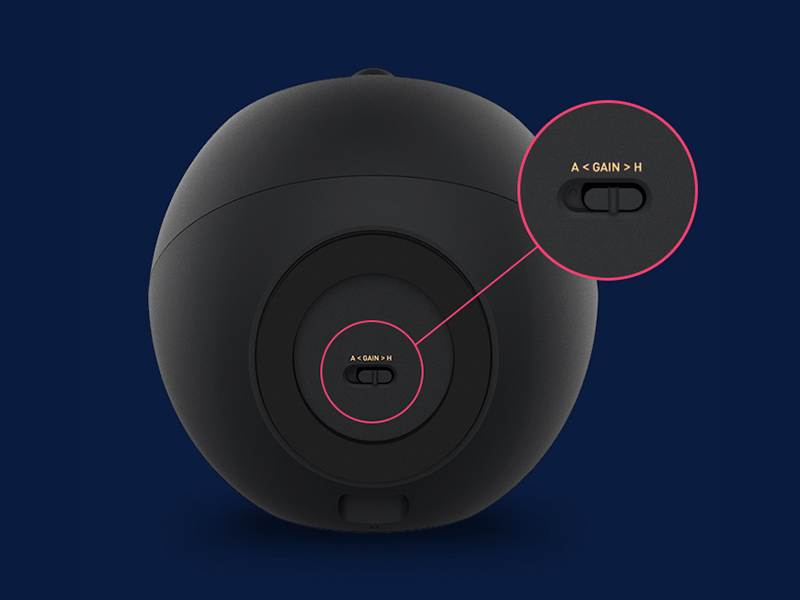 Built-in Gain Switch