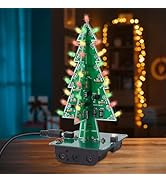 IS Christmas Tree Soldering Project, Icstation 3D Xmas Tree Soldering Kit with LED Flashing Light...