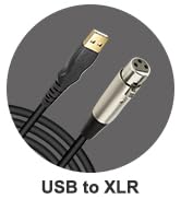 USB to XLR Cables