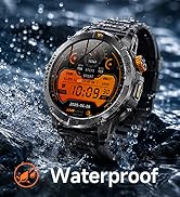 KPEP Smart Watch for Men (Answer/Make Call) - 1.53" HD Military Smartwatch, 100 Days Extra-Long B...