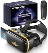 FEEBZ 3D VR Headset for Kids 2.0 + Android Remote - for iPhone &amp; Android Phones | with 3D VR Vide...