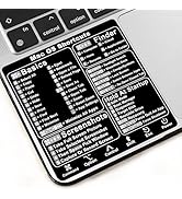 2-Pack Shortcuts Sticker for Apple Mac OS System, 2026 New Shortcuts Sticker for MacBook Pro/Air ...
