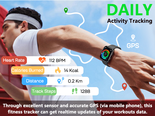 fitbit watch with step counter