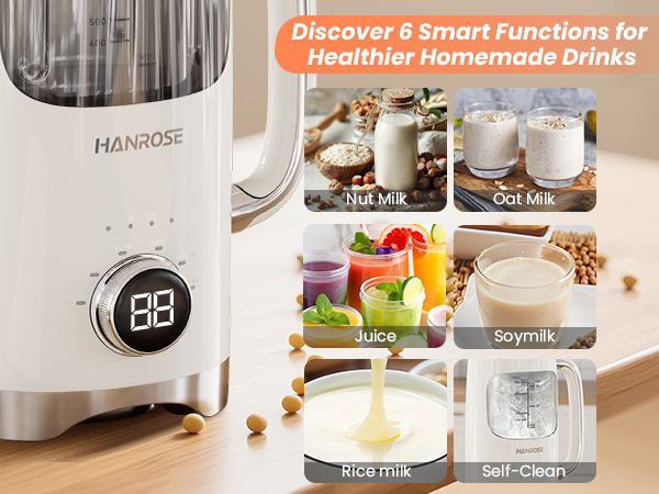 Discover 6 Smart Functions for Healthier Homemade Drinks