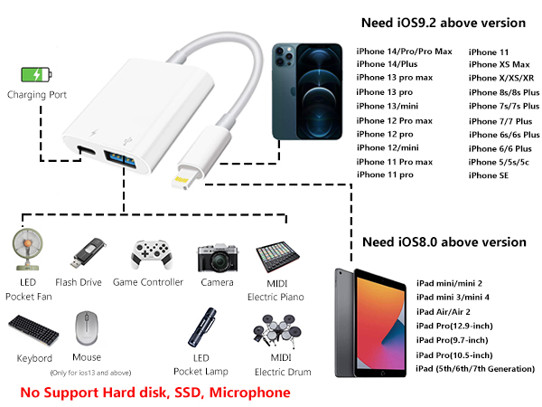 Lightning to USB Adapter
