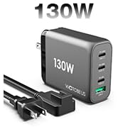 130W USB C GaN Wall Charger WOTOBEUS PD 100W PPS45W Super Fast Charging Station Type-C Laptop QC4...